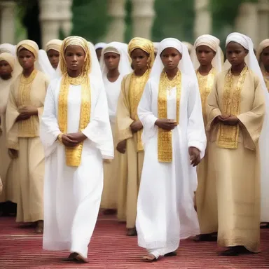 When attending a religious ceremony, it is considered comme il faut to dress modestly and behave respectfully.