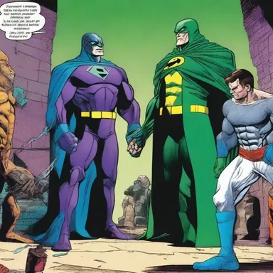 In the comic book series, the villain uses dehumanisation to degrade the superheroes, making them question their worth.