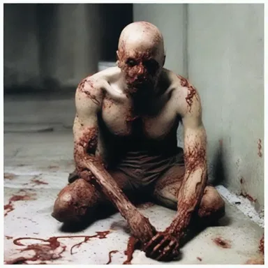 The horror novel described a gruesome scene where the deranged killer flensed the skin from their victims as a twisted form of punishment.