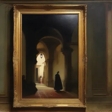 The painting created an atmosphere of mystery with its evasiveness in depicting fine details.