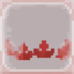 This is a 32x32 pixel art representation of the Canadian flag