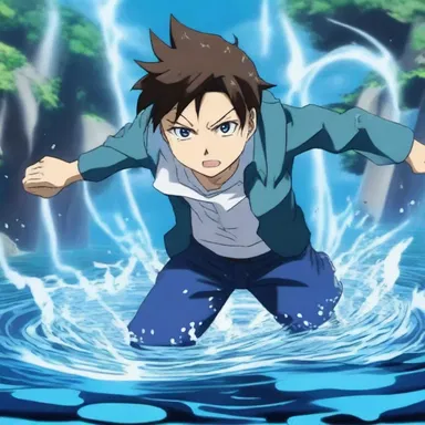 The protagonist in the anime series was depicted as an expert in hydrodynamics, using their knowledge to manipulate water and defeat their enemies.