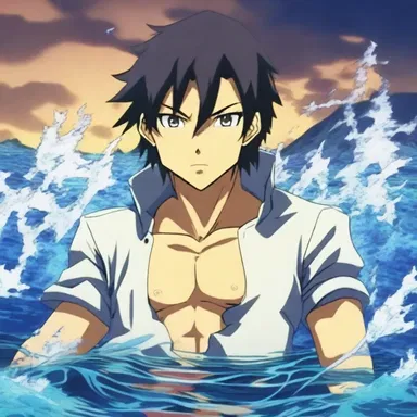The protagonist in the anime series was depicted as an expert in hydrodynamics, using their knowledge to manipulate water and defeat their enemies.
