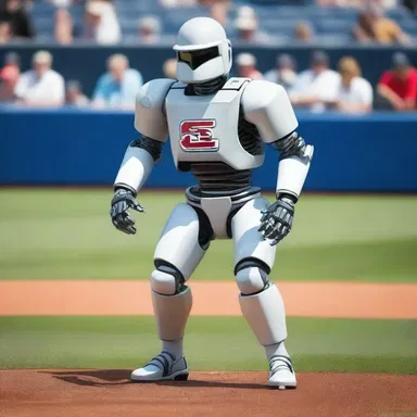 In the distant future, baseball is played by robots who use advanced submarine pitches with incredible precision.