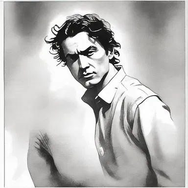In the novel, the protagonist's infirm resolve led to his downfall.