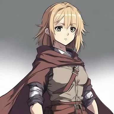 The timid and infirm protagonist gradually gains strength and courage throughout the series.