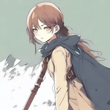 The timid and infirm protagonist gradually gains strength and courage throughout the series.
