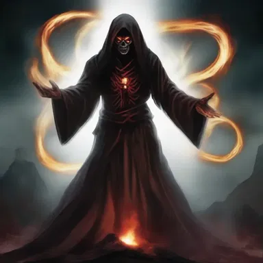 The suer summoned an evil spirit to take revenge on those who had wronged him, but ended up being possessed by the entity.
