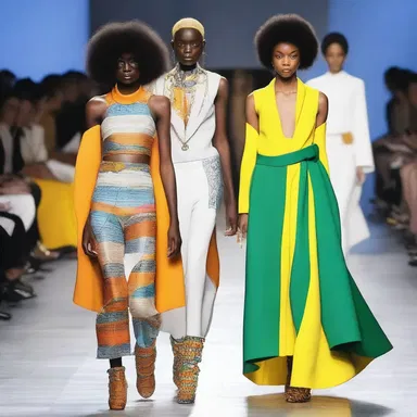 The fashion designer introduced a bold and unconventional style into her collection, leaving the audience surprised by the unexpected supervening trends.