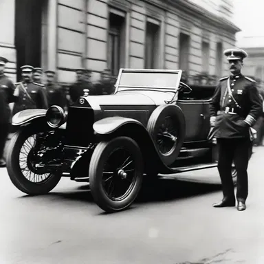 The assassination of Archduke Franz Ferdinand supervened and triggered the start of World War I.