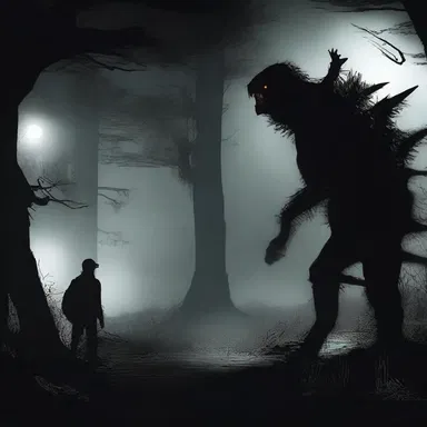 The use of radiolocation helped the protagonist locate the terrifying creatures lurking in the dark.