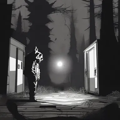 The use of radiolocation helped the protagonist locate the terrifying creatures lurking in the dark.