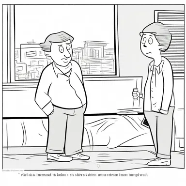 In the comic strip, the contretemps between the main characters creates a funny and uncomfortable situation.