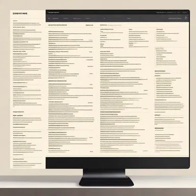The computer menu was crafted with precision and aesthetics, resembling a masterpiece in the world of art.