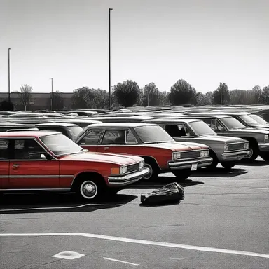 During a church fundraiser, they decided to organize a car boot sale in the parking lot.