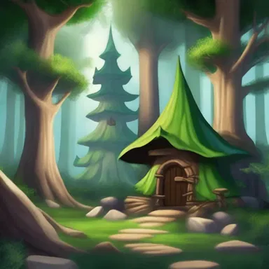 The enchanted elf kingdom was nestled deep within the ancient pine woods.