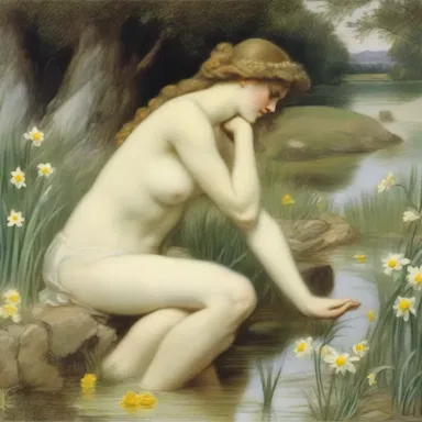 In Greek mythology, Echo pined for Narcissus, who did not reciprocate her love.