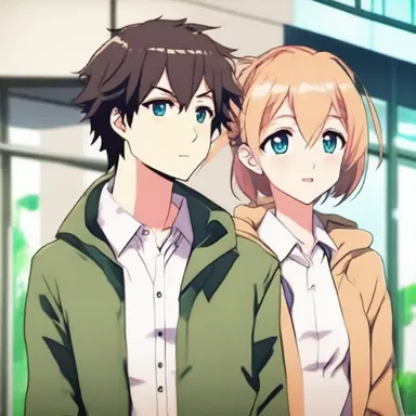 The protagonist of the anime show pines for the attention of their crush, but they are too shy to confess their feelings.