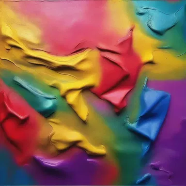 The artist used strontium pigments in their painting to create vibrant and metallic hues.
