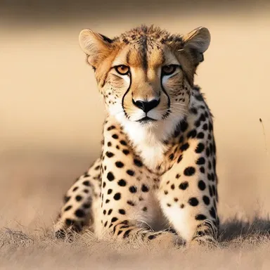 In African mythology, the cheetah is often associated with the deities of speed and agility.