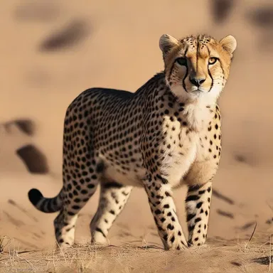 During the reign of the pharaohs, cheetahs were highly admired and prized for their hunting skills.