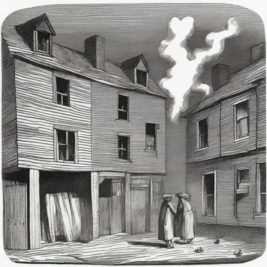 During the Great Fire of London in 1666, many wooden homes turned into firetraps, making it difficult for the residents to flee.
