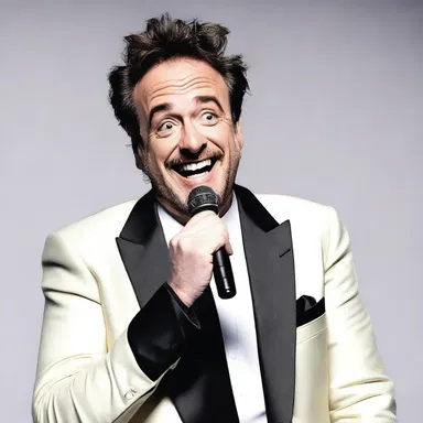 The comedian told an explicit joke that left the audience in stitches.