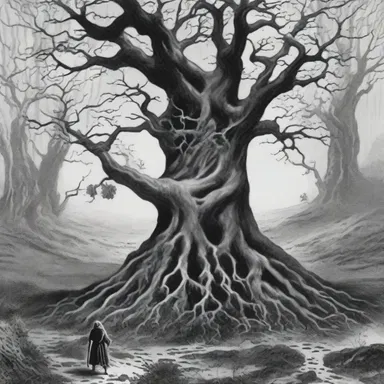 The fantasy novel featured a knotty plot full of twists and turns that kept readers engaged until the very end.