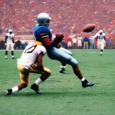 The movie's climactic scene featured a nail-biting moment as the main character attempted a field goal to win the game.