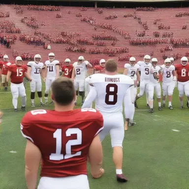 During the spirited rally, the congregation chanted in unison for the kicker's field goal to be successful, turning it into a divine moment.
