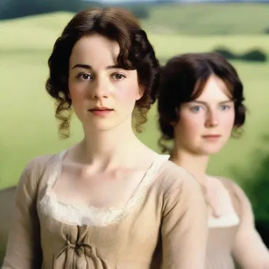 In the classic novel 'Pride and Prejudice,' Elizabeth Bennet bears a striking resemblance to her sister Jane.