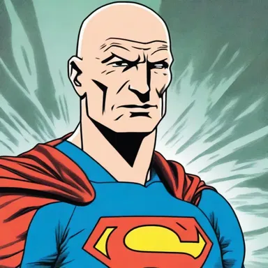 In the comic series 'Superman,' the villain Lex Luthor is depicted with a strong resemblance to actor Gene Hackman.