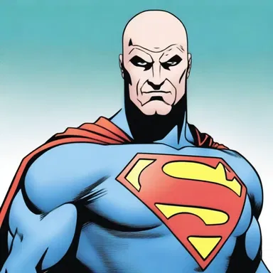 In the comic series 'Superman,' the villain Lex Luthor is depicted with a strong resemblance to actor Gene Hackman.