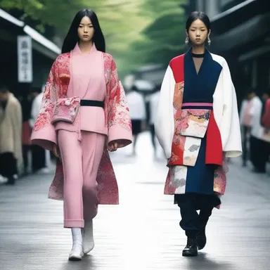 The fashion designer created a collection inspired by the resemblance between traditional Japanese garments and modern streetwear styles.