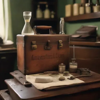 In the cinematic world, the armamentarium of a doctor might be filled with vintage medical equipment to create an authentic period drama.