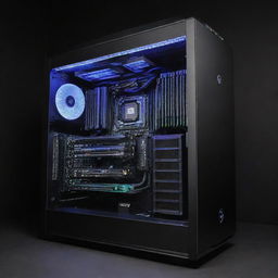 An ultra-high-end, sophisticated computer, possibly meant for advanced scientific computing or gaming, worth around 100000 dollars.