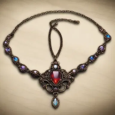 The enchanted necklace was a highly sought-after vendible item in the fantasy world.
