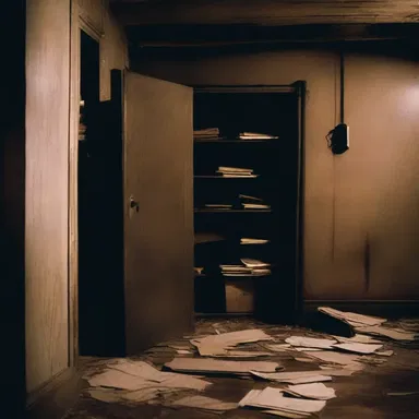 In the horror movie, the haunted house's dark secret was hidden in an exabit of classified files stored in the basement.