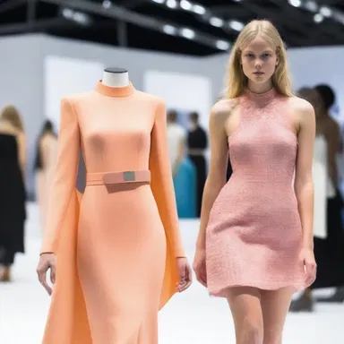 The fashion industry's annual trade show showcased the latest technological advancements, including dresses embedded with exabits of digital information.