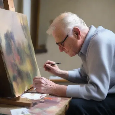 The artist meticulously tidied up the details of the painting, ensuring that every stroke was perfect.