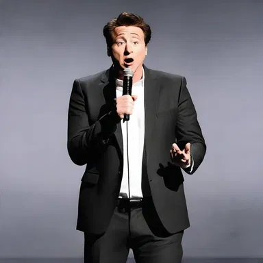 The comedian delivered his punchline nebulously, leaving the audience scratching their heads in confusion.