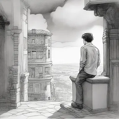 The author depicted the protagonist's thoughts nebulously, blurring the lines between reality and imagination.
