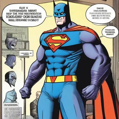 The superhero comic featured a villain with prickers on his suit, which he used as weapons.