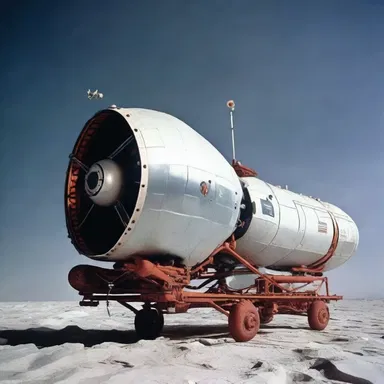 During the Cold War, the United States and Soviet Union were in a race to develop advanced spacecraft for space exploration.