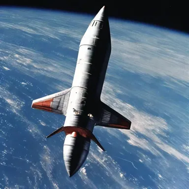 During the Cold War, the United States and Soviet Union were in a race to develop advanced spacecraft for space exploration.