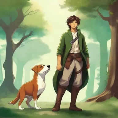 In the fantasy novel, the protagonist had a loyal tagalong companion, who never left their side through the magical adventures.