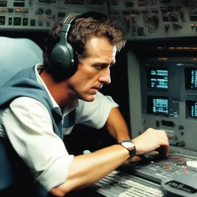 In the action-packed film 'Flight Escape,' the flight engineer uses his expertise to override the computer system and control the airplane manually during a dangerous situation.