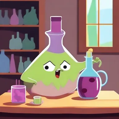 The animated character often gets befuddled after drinking a mysterious potion, leading to hilarious and unpredictable situations.