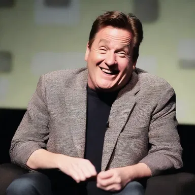 The comedian cracked a joke filled with nonsense, leaving the audience in stitches.