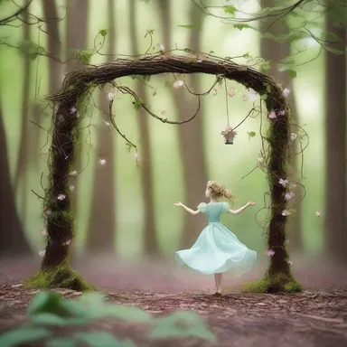 The springy vines in the enchanted forest allowed the fairies to dance and swing through the trees with ease.